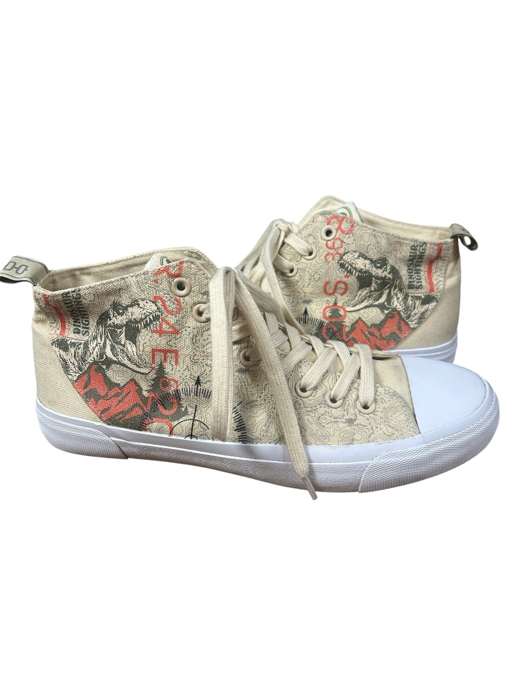 Akedo x Jurassic World Claws Out High Top sneakers Canvas sz mens 7 wms 8.5/39